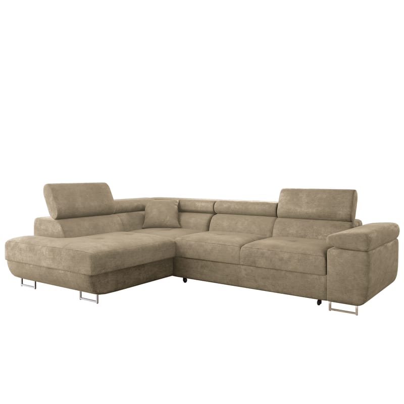 Gabina 4-sits Bäddsoffa med schäslong, beige