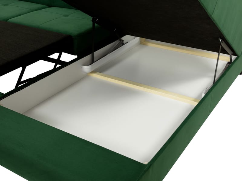 Gabina 4-sits Bäddsoffa med schäslong - grå - Möbler - Vardagsrum - Bäddsoffor - Hörnbäddsoffa