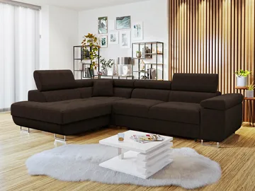 Gabina 4-sits Bäddsoffa med schäslong och förvaring - Möbler - Vardagsrum - Bäddsoffor - Hörnbäddsoffa