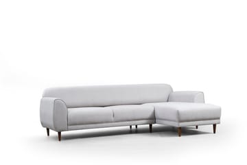 Gajanejos 5-sits Högervänd L-formad Bäddsoffa 87x237 cm i Tyg - Beige - Möbler - Vardagsrum - Bäddsoffor