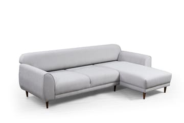 Gajanejos 5-sits Högervänd L-formad Bäddsoffa 87x237 cm i Tyg - Beige - Möbler - Vardagsrum - Bäddsoffor