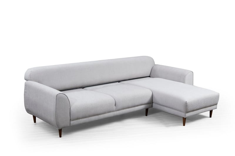 Gajanejos 5-sits Högervänd L-formad Bäddsoffa 87x237 cm i Tyg - Beige - Möbler - Vardagsrum - Bäddsoffor