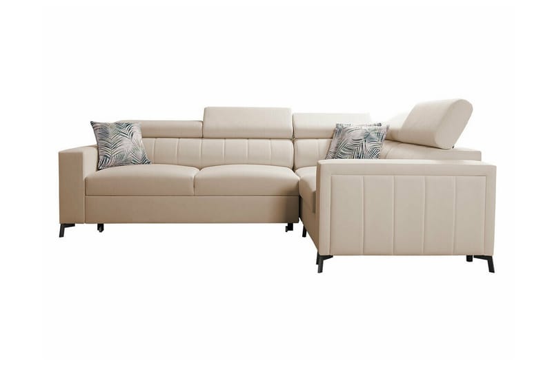 Galbally 3-sits Hörnbäddsoffa Beige - Möbler - Vardagsrum - Bäddsoffor - Hörnbäddsoffa