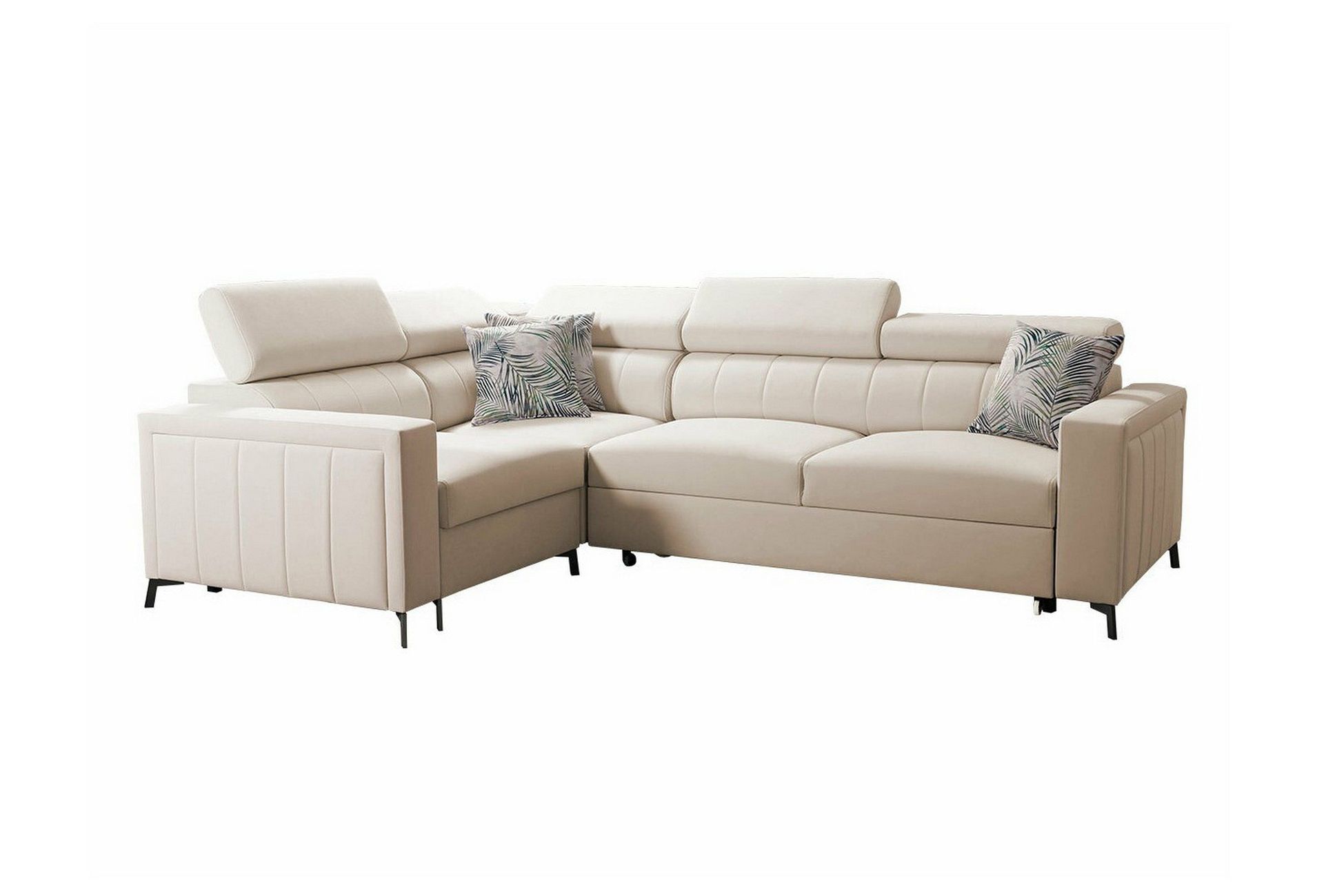 Galbally 3-sits H&ouml;rnb&auml;ddsoffa beige -