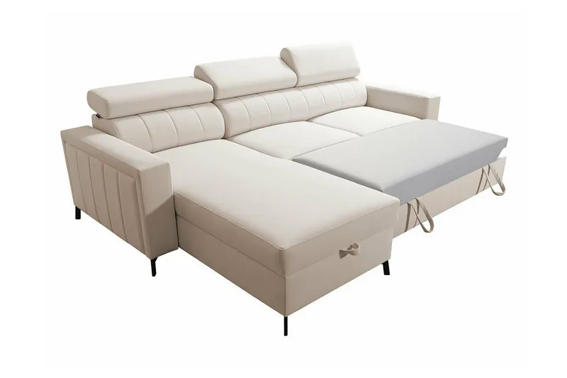 Galbally 3-sits Hörnbäddsoffa Dark blue - Möbler - Vardagsrum - Bäddsoffor - Hörnbäddsoffa