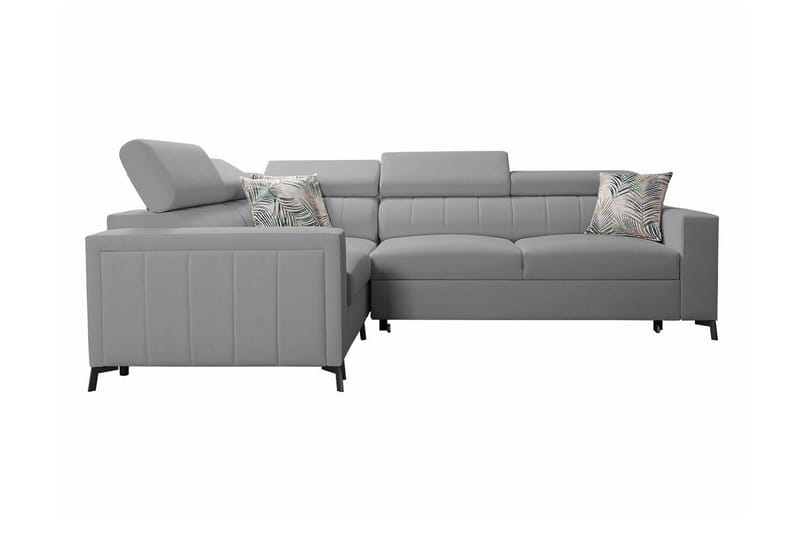 Galbally 3-sits Hörnbäddsoffa Ljusgrå - Möbler - Vardagsrum - Bäddsoffor - Hörnbäddsoffa