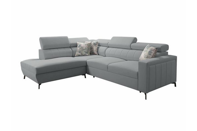 Galbally 3-sits Hörnbäddsoffa Ljusgrå - Möbler - Vardagsrum - Bäddsoffor - Hörnbäddsoffa
