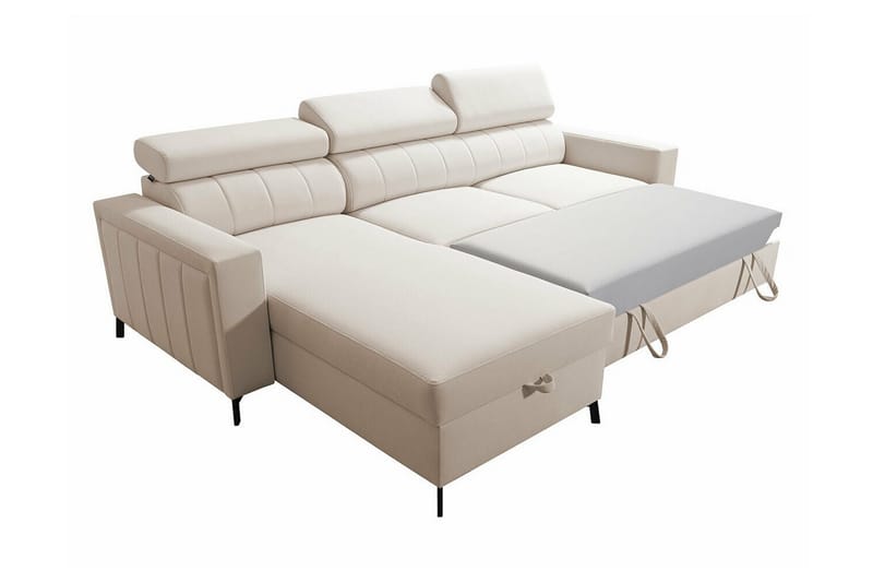 Galbally 3-sits Hörnbäddsoffa Mörkblå - Möbler - Vardagsrum - Bäddsoffor - Hörnbäddsoffa