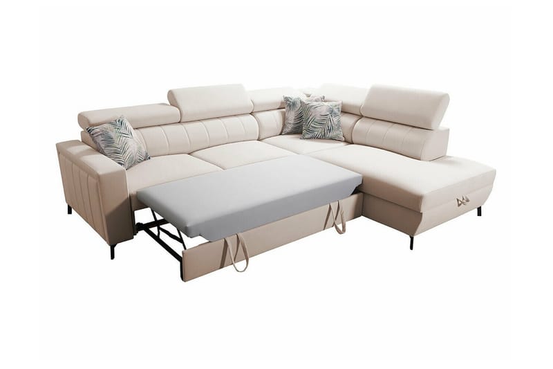 Galbally 3-sits Hörnbäddsoffa Mörkblå - Möbler - Vardagsrum - Bäddsoffor - Hörnbäddsoffa