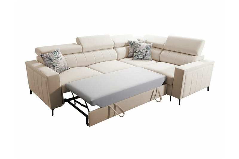 Galbally 3-sits Hörnbäddsoffa Mörkrosa - Möbler - Vardagsrum - Bäddsoffor - Hörnbäddsoffa