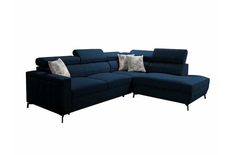Galbally 3-sits Hörnbäddsoffa NO_BRAND Dark blue