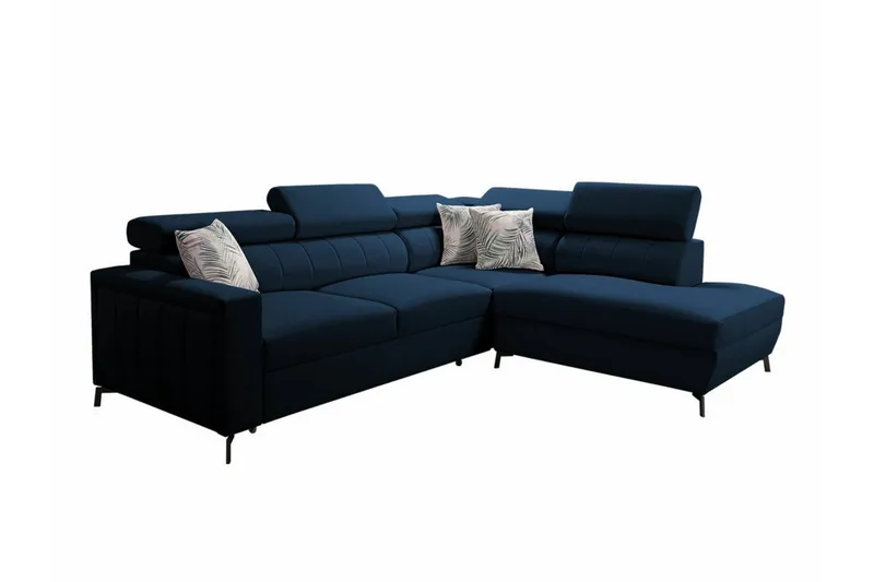 Galbally 3-sits Hörnbäddsoffa NO_BRAND Dark blue