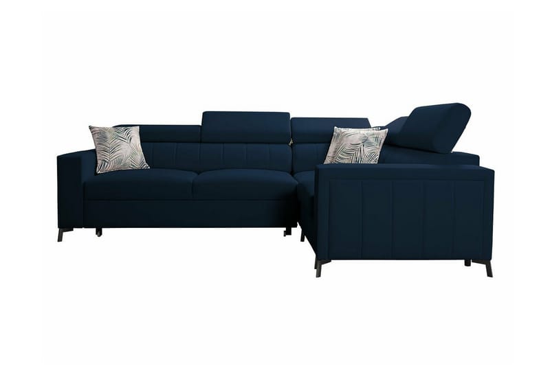 Galbally 3-sits Hörnbäddsoffa NO_BRAND Dark blue - Möbler - Vardagsrum - Bäddsoffor - Hörnbäddsoffa