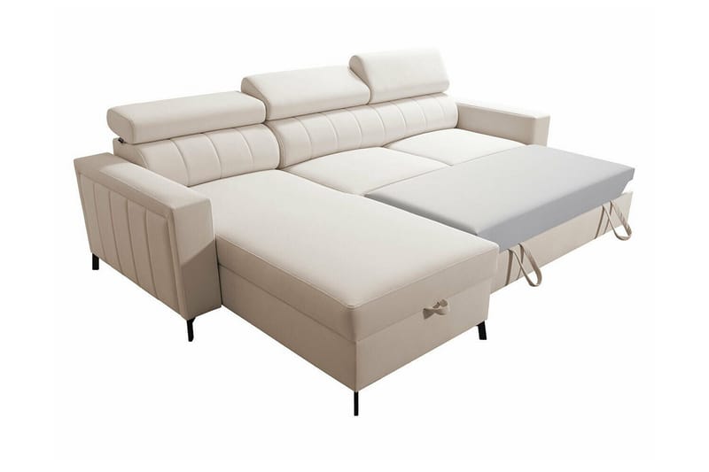 Galbally 3-sits Hörnbäddsoffa NO_BRAND Dark blue - Möbler - Vardagsrum - Bäddsoffor - Hörnbäddsoffa