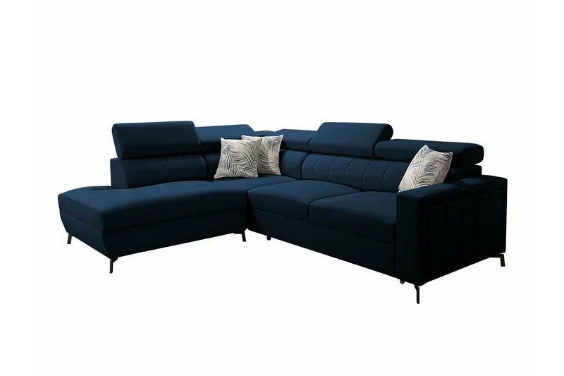 Galbally 3-sits Hörnbäddsoffa NO_BRAND Dark blue