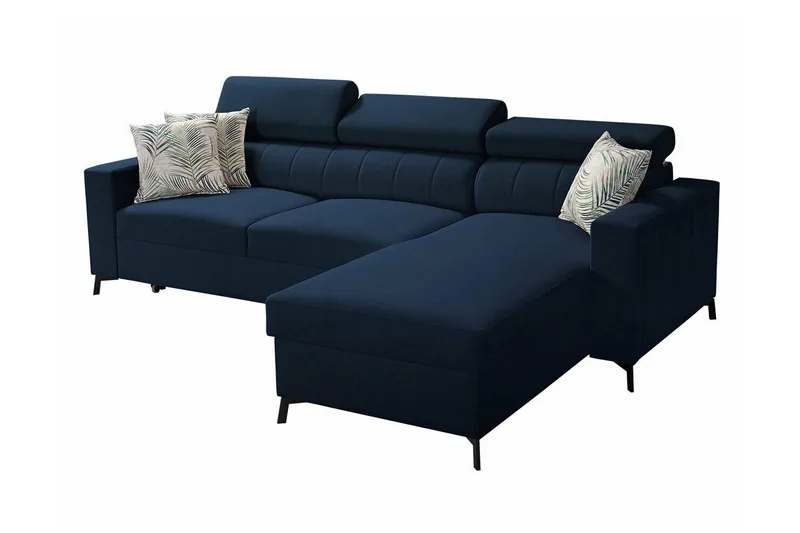 Galbally 3-sits Hörnbäddsoffa NO_BRAND Dark blue