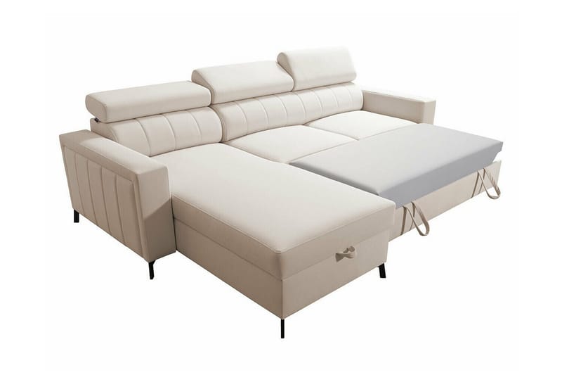 Galbally 3-sits Hörnbäddsoffa NO_BRAND Dark blue - Möbler - Vardagsrum - Bäddsoffor