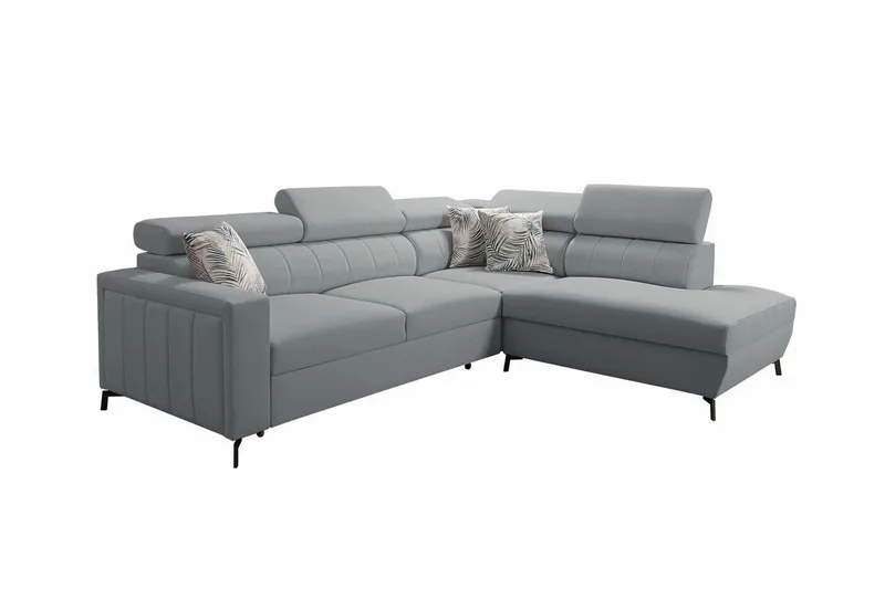 Galbally 3-sits Hörnbäddsoffa NO_BRAND Grey/Light grey