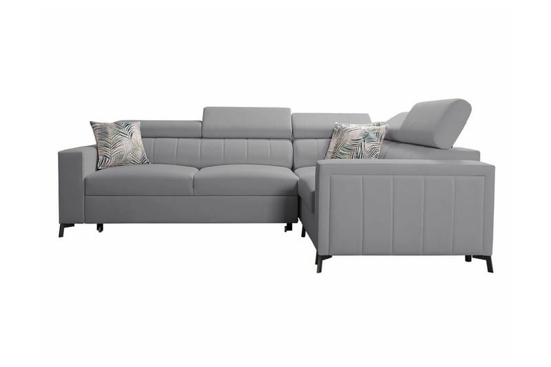 Galbally 3-sits Hörnbäddsoffa NO_BRAND Light grey - Möbler - Vardagsrum - Bäddsoffor - Hörnbäddsoffa