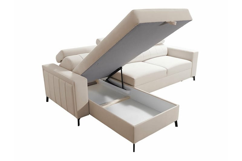 Galbally 3-sits Hörnbäddsoffa Rosa - Möbler - Vardagsrum - Bäddsoffor - Hörnbäddsoffa