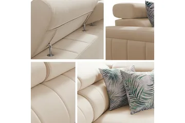 Galbally 3-sits Hörnbäddsoffa - Möbler - Vardagsrum - Bäddsoffor - Hörnbäddsoffa