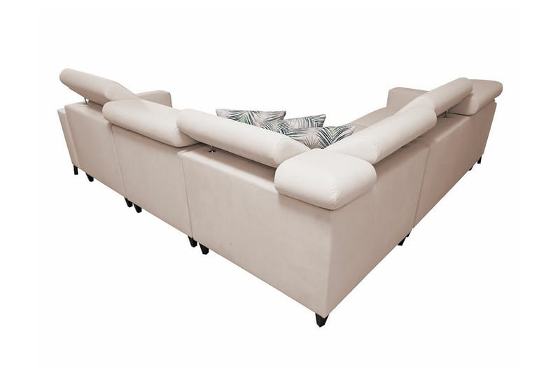 Galbally 4-sits Hörnbäddsoffa beige - Möbler - Vardagsrum - Bäddsoffor - Hörnbäddsoffa