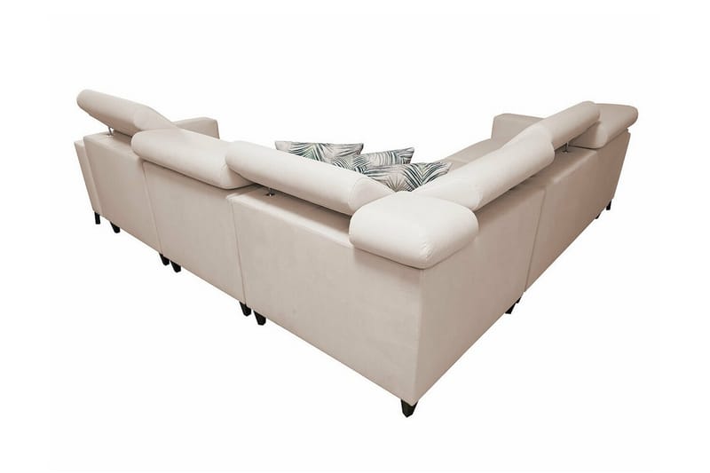 Galbally 4-sits Hörnbäddsoffa Beige - Möbler - Vardagsrum - Bäddsoffor - Hörnbäddsoffa
