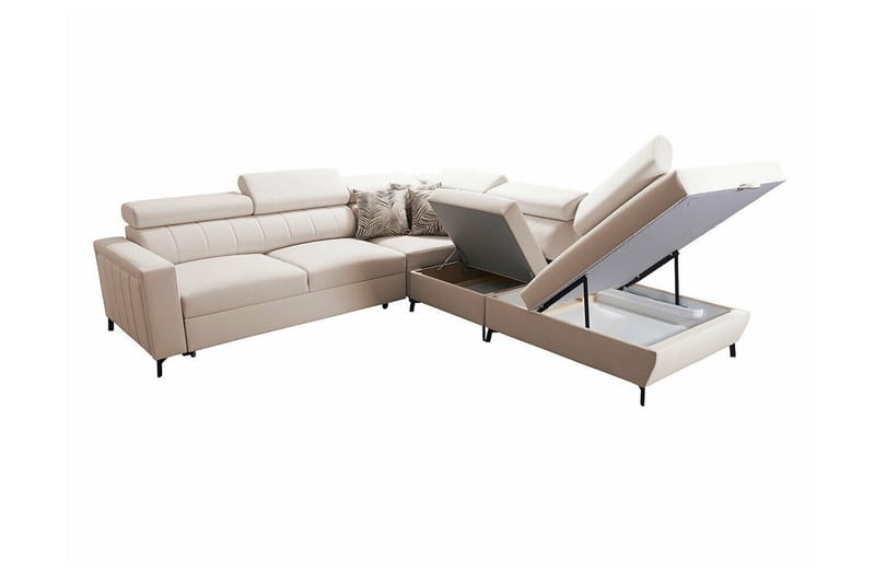 Galbally 4-sits Hörnbäddsoffa Dark blue - Möbler - Vardagsrum - Bäddsoffor - Hörnbäddsoffa