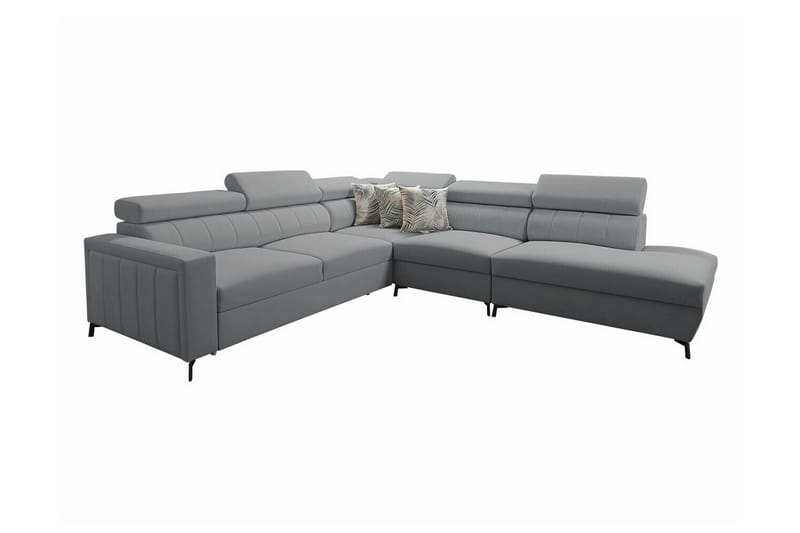 Galbally 4-sits Hörnbäddsoffa Ljusgrå - Möbler - Vardagsrum - Bäddsoffor