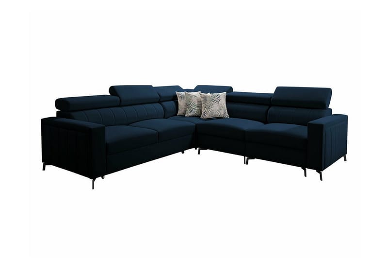 Galbally 4-sits Hörnbäddsoffa Mörkblå - Möbler - Vardagsrum - Bäddsoffor - Hörnbäddsoffa