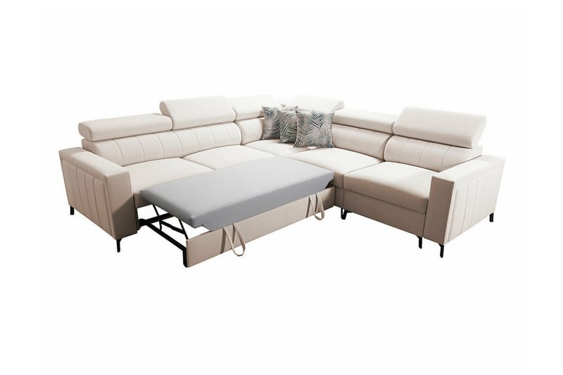 Galbally 4-sits Hörnbäddsoffa Mörkbrun - Möbler - Vardagsrum - Bäddsoffor - Hörnbäddsoffa