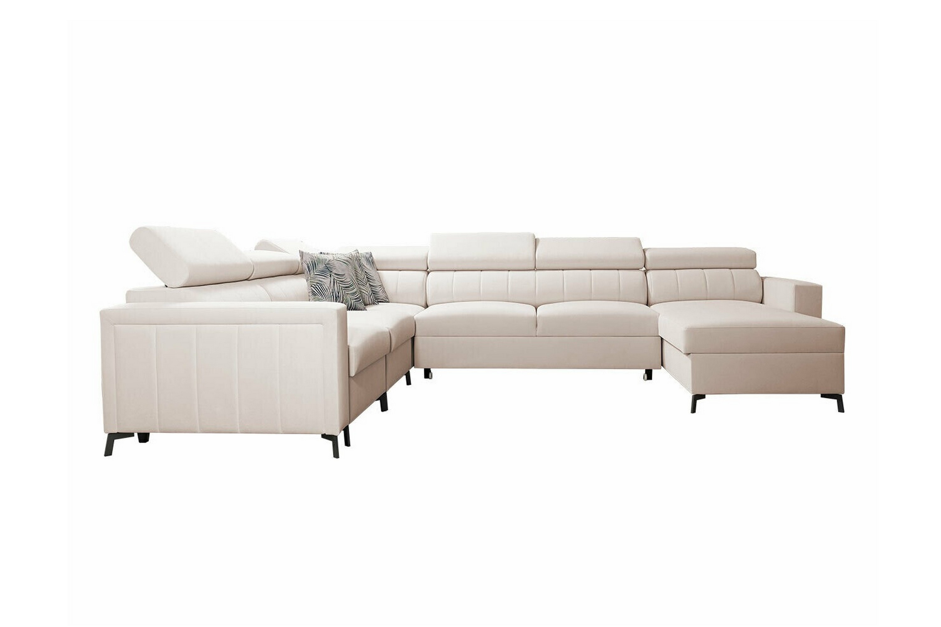 galbally 5-sits hörnbäddsoffa beige -