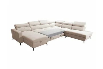 Galbally 5-sits Hörnbäddsoffa Dark blue - Möbler - Vardagsrum - Bäddsoffor - U bäddsoffa