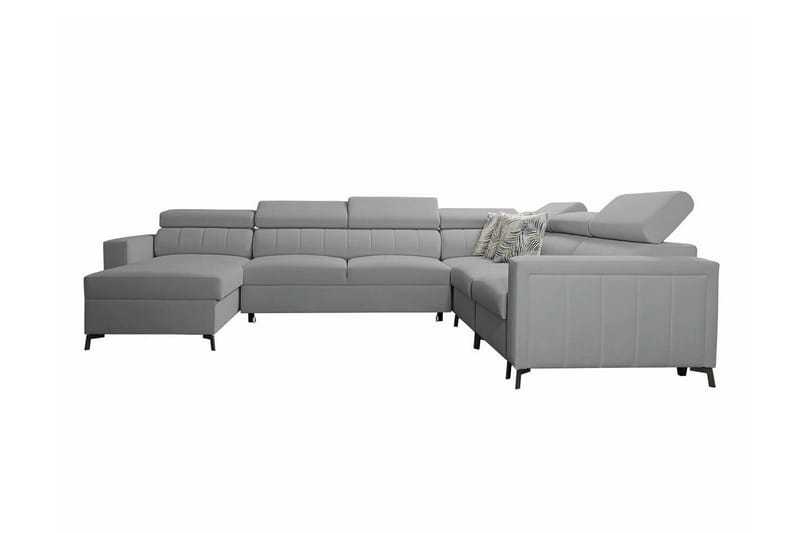Galbally 5-sits Hörnbäddsoffa Light grey/Dark grey