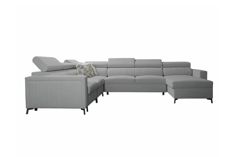 Galbally 5-sits Hörnbäddsoffa Ljusgrå - Möbler - Vardagsrum - Bäddsoffor - Hörnbäddsoffa