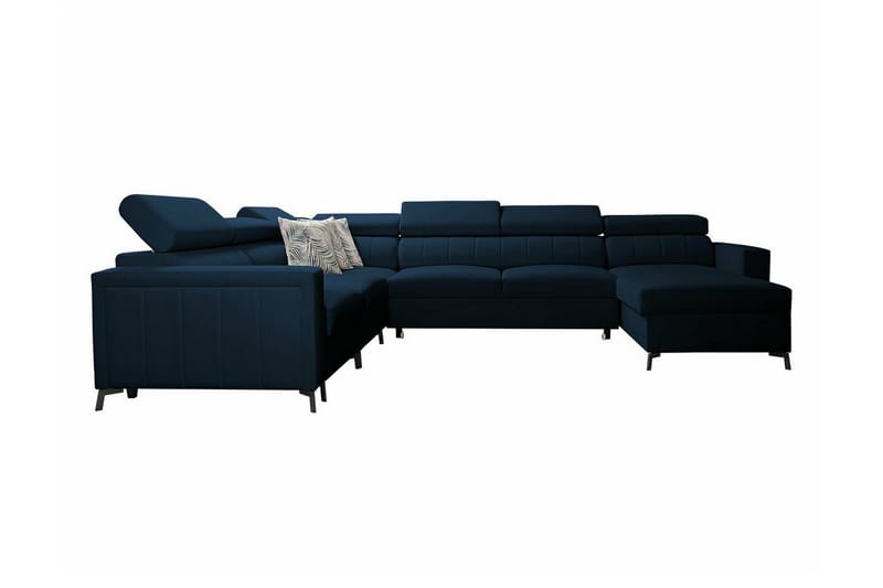 Galbally 5-sits Hörnbäddsoffa Mörkblå - Möbler - Vardagsrum - Bäddsoffor - U bäddsoffa
