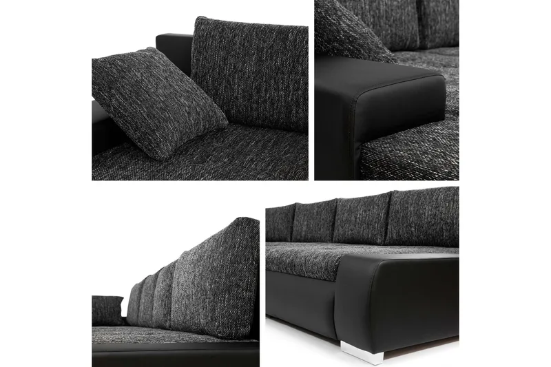Gamal Bäddsoffa Dubbeldivan 4-sits - Beige - Möbler - Vardagsrum - Bäddsoffor - U bäddsoffa