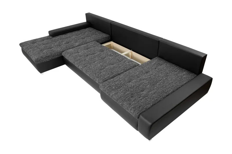 Gamal Bäddsoffa Dubbeldivan 4-sits - Grön - Möbler - Vardagsrum - Bäddsoffor - U bäddsoffa