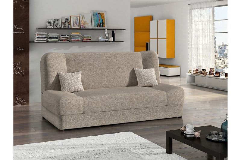 GAUSINOS 2-sits Bäddsoffa - Beige - Möbler - Vardagsrum - Bäddsoffor