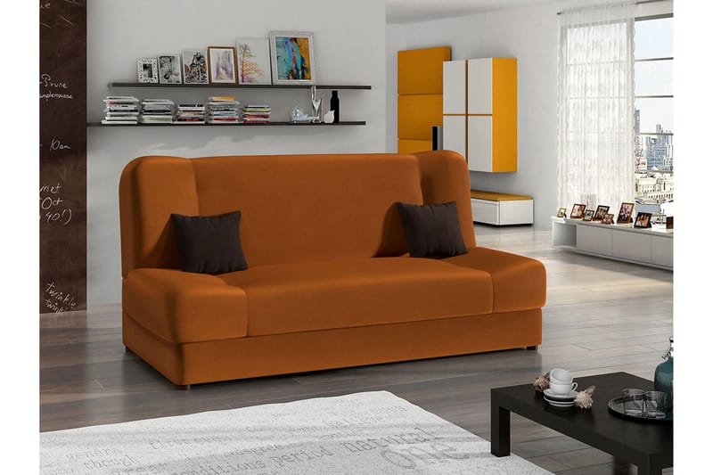 GAUSINOS 2-sits Bäddsoffa - Orange - Möbler - Vardagsrum - Bäddsoffor