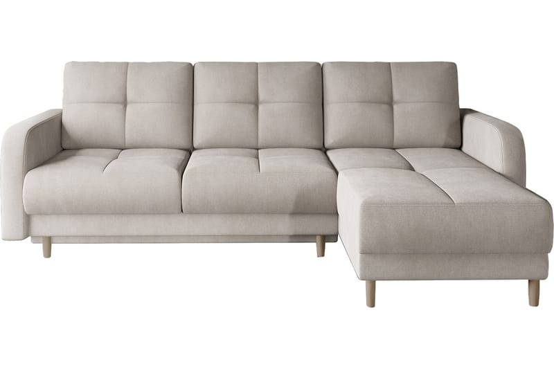 Gherard Bäddsoffa m. Divan med Förvaring 3-sits Beige - Bäddsoffor - Bäddsoffa divan