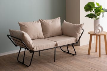 Giancarlo Bäddsoffa 2-sits - Cream - Möbler - Vardagsrum - Bäddsoffor