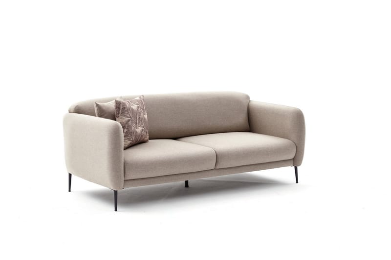 GIMLA Bäddsoffa 3-sits 180x90 cm Beige - Möbler - Vardagsrum - Bäddsoffor