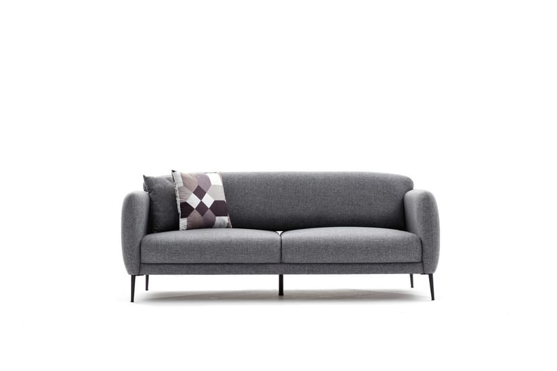 GIMLA Bäddsoffa 3-sits 180x90 cm Grå - Möbler - Vardagsrum - Bäddsoffor