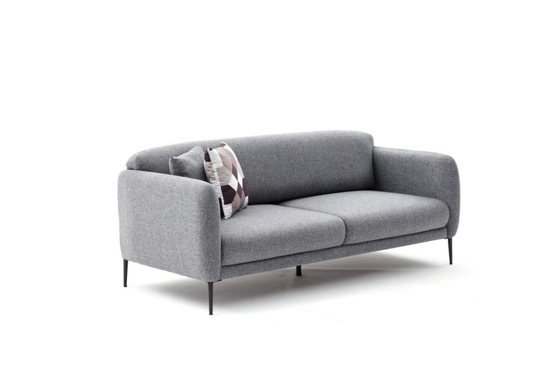 GIMLA Bäddsoffa 3-sits 180x90 cm Grå - Möbler - Vardagsrum - Bäddsoffor