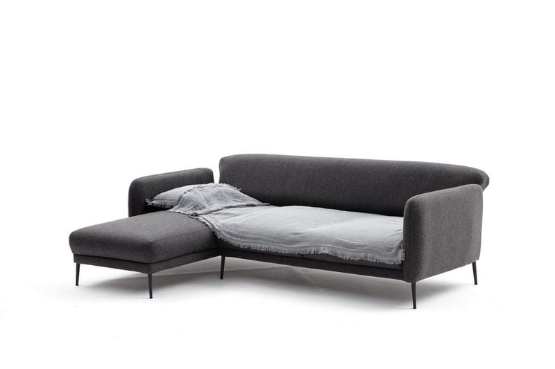 GIMLA Divanbäddsoffa 3-sits Antracit - Möbler - Vardagsrum - Bäddsoffor - Hörnbäddsoffa