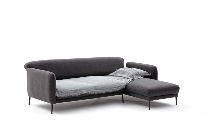 GIMLA Divanbäddsoffa 3-sits Antracit - Möbler - Vardagsrum - Bäddsoffor - Hörnbäddsoffa