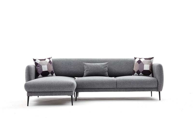 GIMLA Divanbäddsoffa 3-sits Grå - Möbler - Vardagsrum - Bäddsoffor - Hörnbäddsoffa