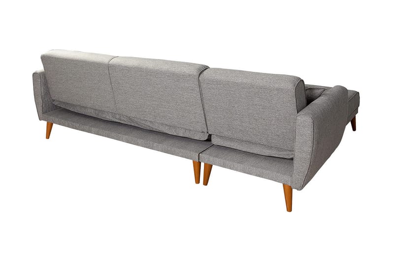 Gjoni Bäddsoffa med Divan Höger - Grå - Möbler - Vardagsrum - Bäddsoffor