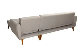 Gjoni Bäddsoffa med Divan Höger - Vit - Möbler - Vardagsrum - Bäddsoffor